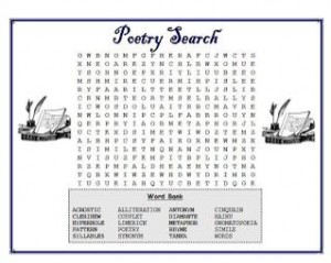 poetry word search