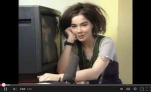 Bjork explaining TV