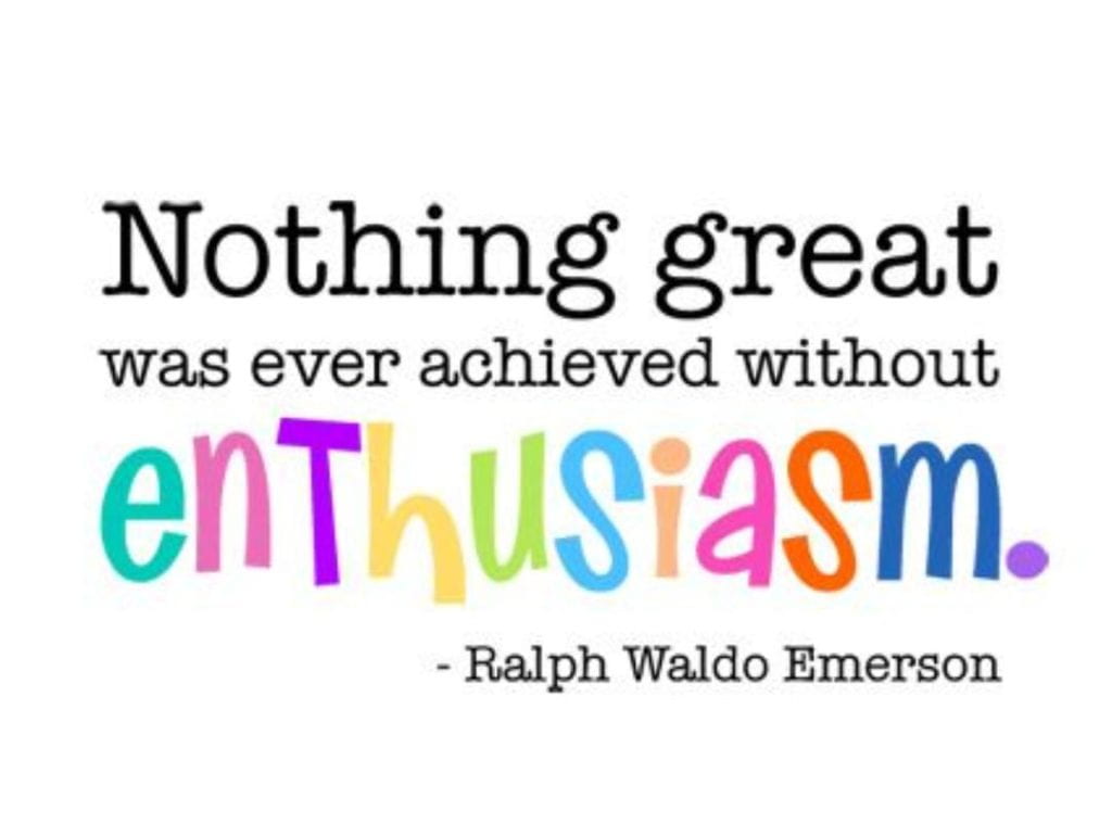 Enthusiasm Quote Emerson