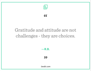 Gratitude and Attitude from Landit